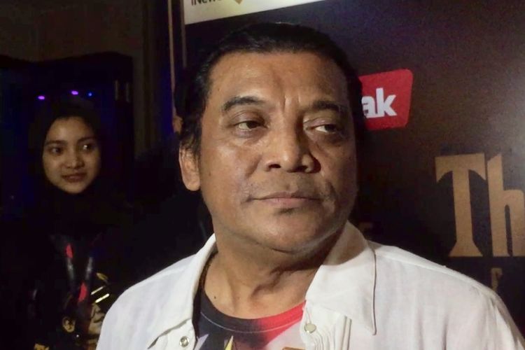 Penyanyi Didi Kempot dalam jumpa pers Konangan Concert di kawasan SCBD, Jakarta Selatan, Jumat (20/9/2019).