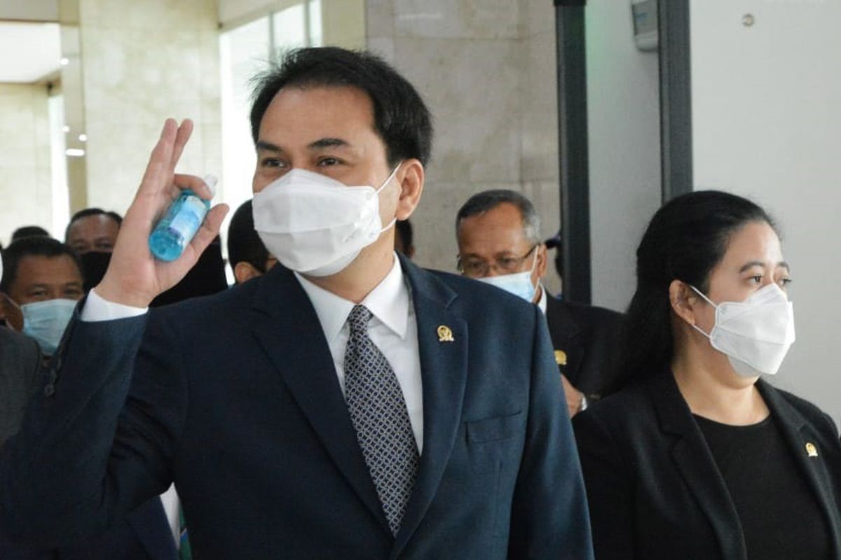 Wakil Ketua DPR RI M Azis Syamsuddin dalam salah satu kesempatan.