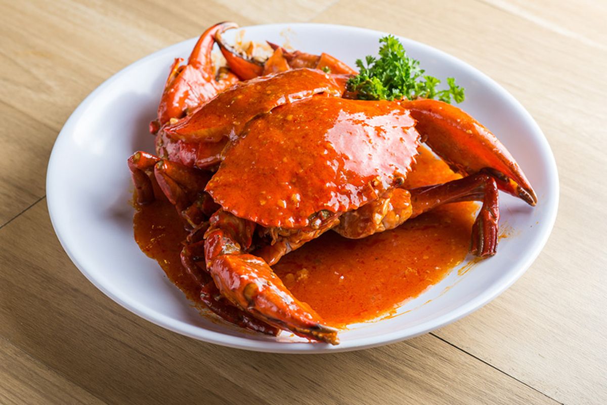 Kepiting Pedas di Singapura.