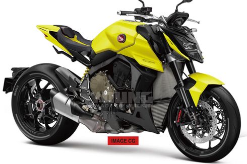 Honda Siapkan Motor Super Naked CB1000R Hornet, Tenaga Tembus 190 TK