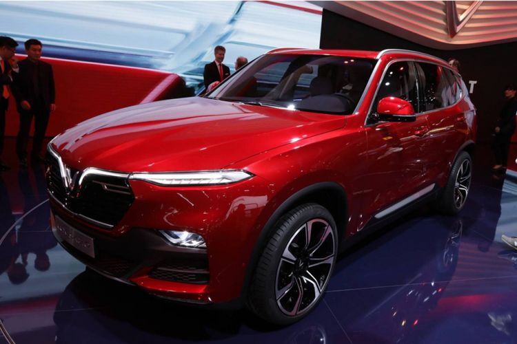 Vinfast, merek kendaraan premium dari Vietnam, memperkenalkan produknya pertama kali di Paris Motor Show 2018