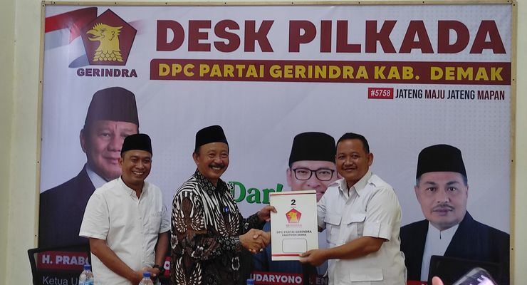 Pilkada Demak 2024: 6 Orang Mendaftar di Gerindra, Ada Eks Pj Sekda 