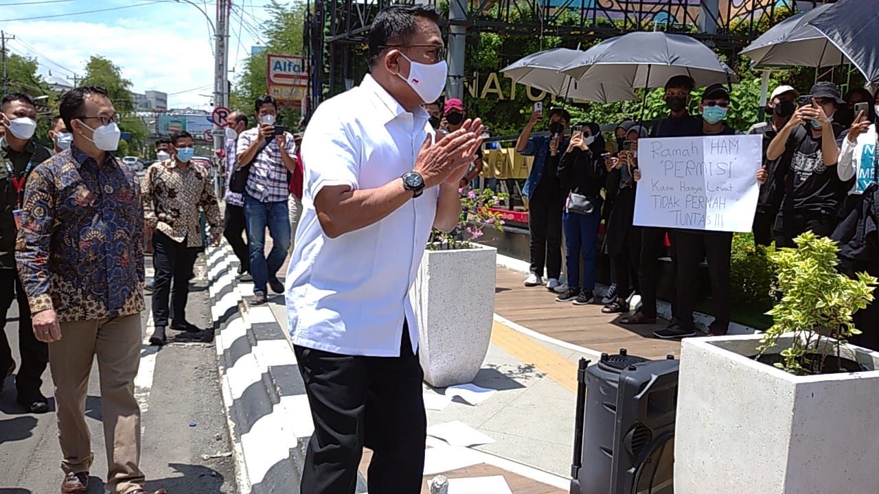 Saat Moeldoko Ditolak Peserta Aksi Kamisan di Semarang…