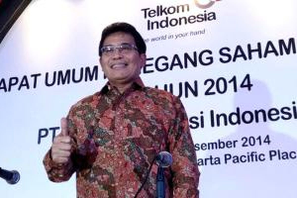 Alex Sinaga terpilih menjadi Direktur Umum PT Telkom pada Jumat (19/12/2014) di Jakarta.