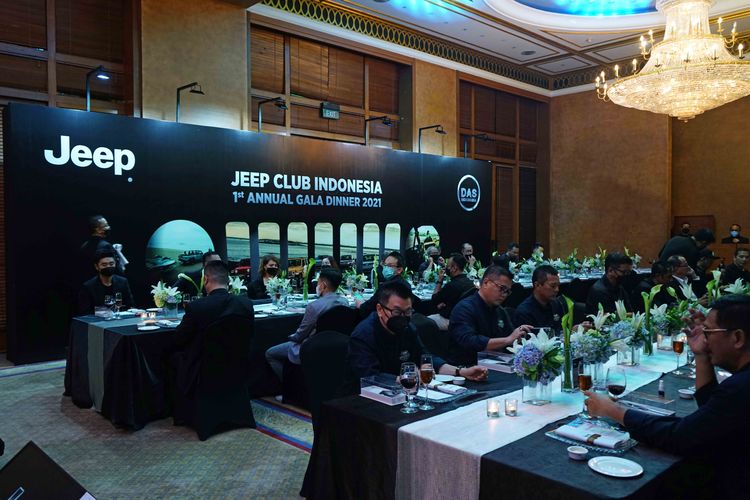Jeep Club Indonesia menggelar gala dinner.