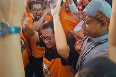 Pramono Anung Berjoged Seru bersama Warga Tanah Abang