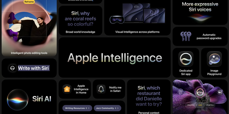 Platform Apple Intelligence yang baru dibangun untuk semua perangkat.