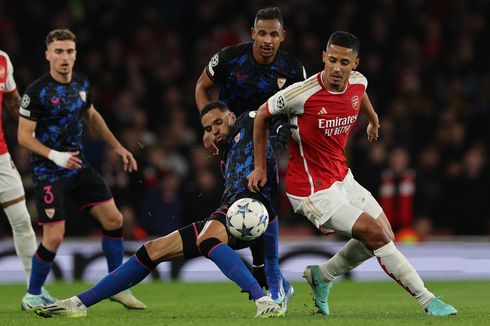 Arsenal Vs Sevilla, Trossard dan Saka Pimpin Gunners Rebut 3 Poin