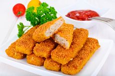 Resep Stik Ikan Saus Jagung, Pakai Krim Instan Lebih Praktis