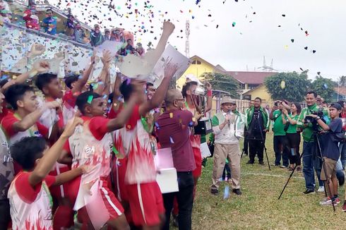 Tim Asal Jawa Tengah Juara Liga Berjenjang U-16 Piala Menpora 2019.