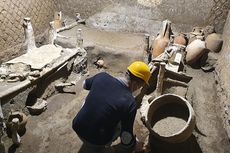 Arkeolog Temukan Kamar Tidur Budak di Reruntuhan Kota Kuno Pompeii
