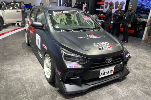 Livery Baru Mobil Balap Toyota Agya GR Sport di IIMS 2024