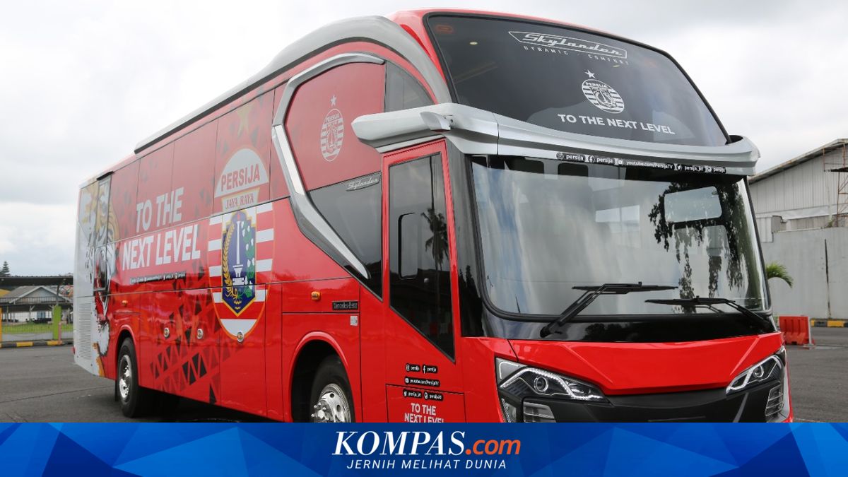 Lihat Bus Canggih Milik Persija Jakarta, Punya Sistem Hiburan Sendiri