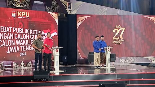 Update Hasil Quick Count Charta Politika Pilkada Jawa Tengah 2024, Data 100 Persen: Andika-Hendrar 41,56 Persen, Luthfi-Taj Yasin 58,44 Persen