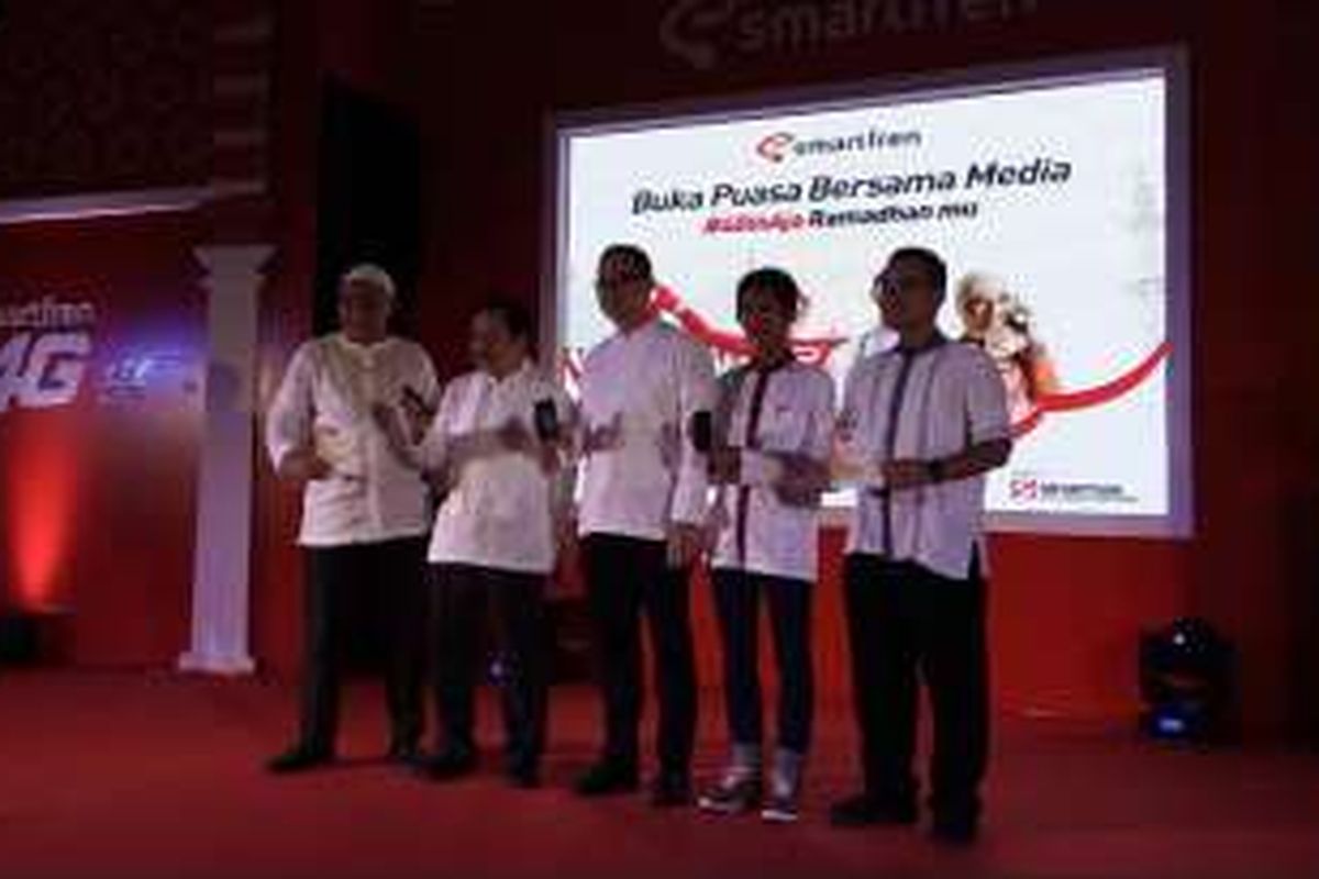 Peluncuran paket bundling Smartfren dengan Evercoss Winner T 4G, Selasa (28/6/2016) di Ballroom Grand Indonesia, Jakarta. 