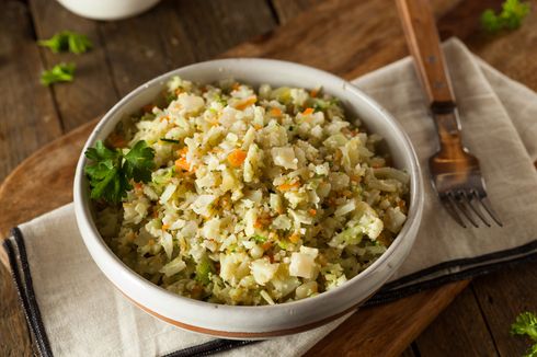 'Nasi' Kembang Kol, Coba Resep Cauliflower Rice Butter With Easy Stir Fry Beef Shortplate