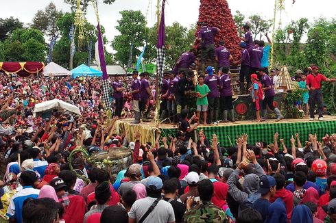 Tumpengan Manggis, Cara Masyarakat di Jombang Syukuri Hasil Panen