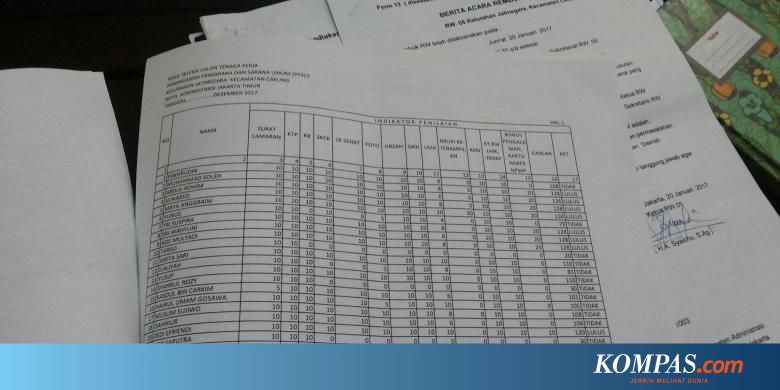 Kelurahan Jatinegara Buka Bukaan Soal Tes Masuk Pasukan Oranye