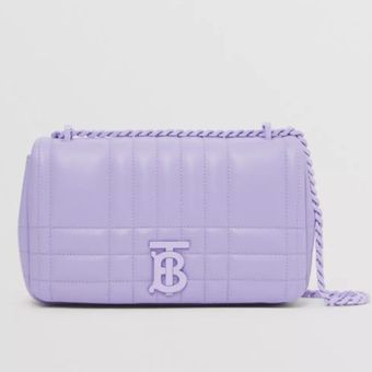 Soft Violet Lola Handbag  dari Burberry