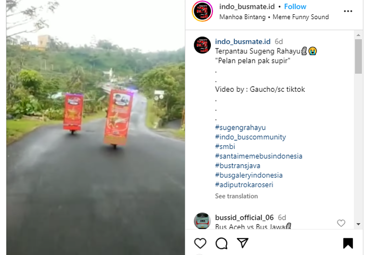 video motor pakai delivery boks menyerupai bodi bus