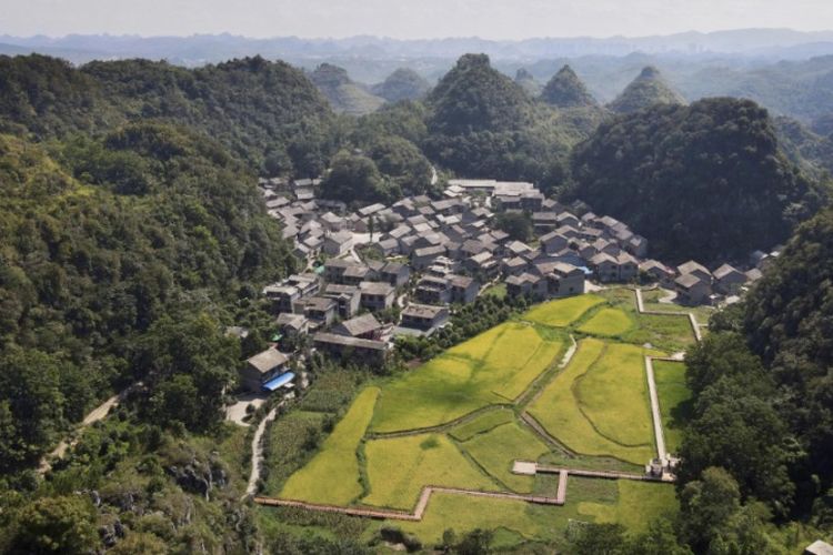 Pedesaan Gaodang di China yang memenangkan Landscape of the Year 2022 di World Architechture Festival