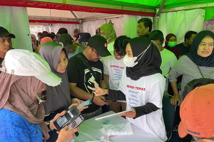 BPH Migas bersama Kementerian Energi dan Sumber Daya Mineral (ESDM), Pemerintah Provinsi (Pemprov) DKI Jakarta, dan PT Pertamina (Persero) melakukan sosialasi Tepat Sasaran di CFD Jakarta, Minggu (5/3/2023).