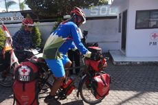 Kampanyekan Literasi, Anggota Pramuka Ini Keliling Indonesia dengan Sepeda