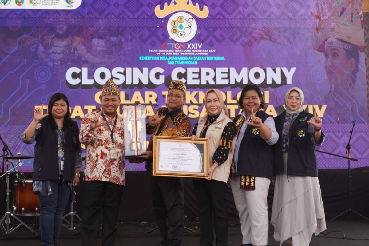 Acara Closing Ceremony Gelar Teknologi Tepat Guna Nasional (GTTGN) ke-XXIV Tahun 2023.

