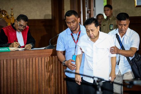 KPK Sebut Setya Novanto Mengeluh Batuk