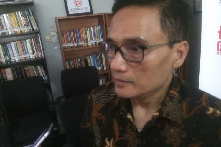 Direktur Pencapresan DPP PKS Suhud Aliyudin di Kantor Populi Center, Slipi, Jakarta Barat, Kamis, (27/9/2018).