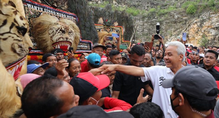 Tinjau Pembangunan Museum Reog di Ponorogo, Ganjar Singgung soal Ketahanan Budaya