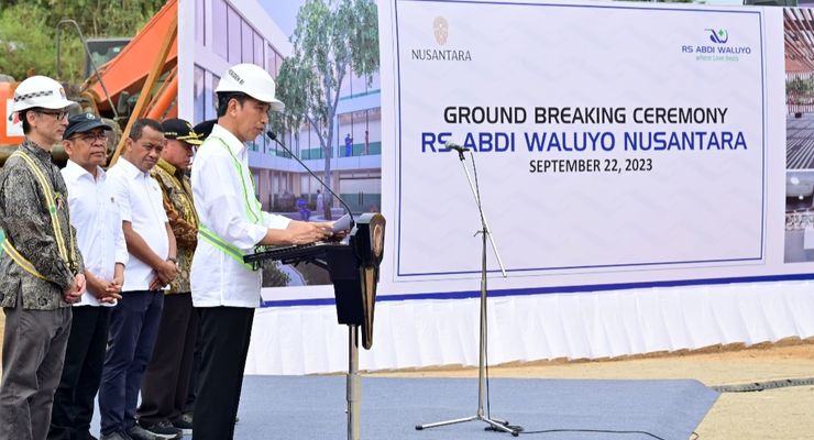 Jokowi "Ground Breaking" RS Abdi Waluyo Nusantara di IKN, Fokus pada "Sport Medicine"