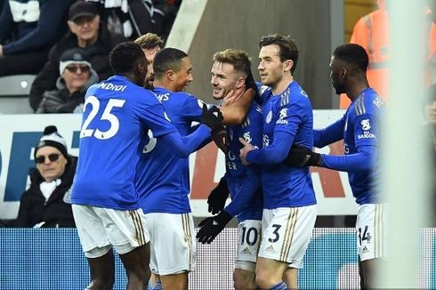 Hasil Liga Inggris, Leicester Tetap Subur meski Tanpa Vardy