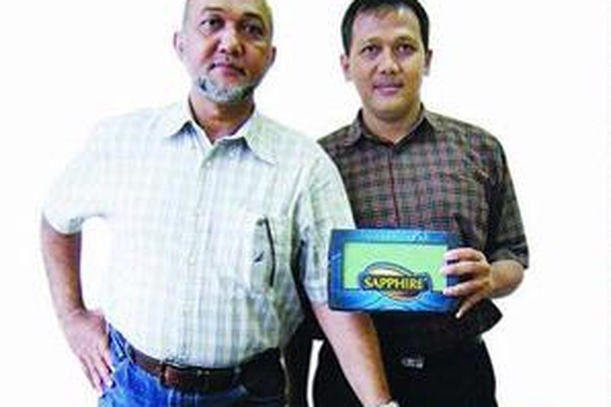 Amin Salim Basymeleh, pendiri PT Duta Ananda Utama Tekstil (Dutatex)  dan Imam, pimpinan perusahaan Dutatex.