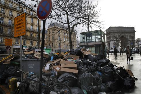 Lautan Sampah di Paris Segera Menghilang, Petugas Kebersihan Tangguhkan Mogok Kerja