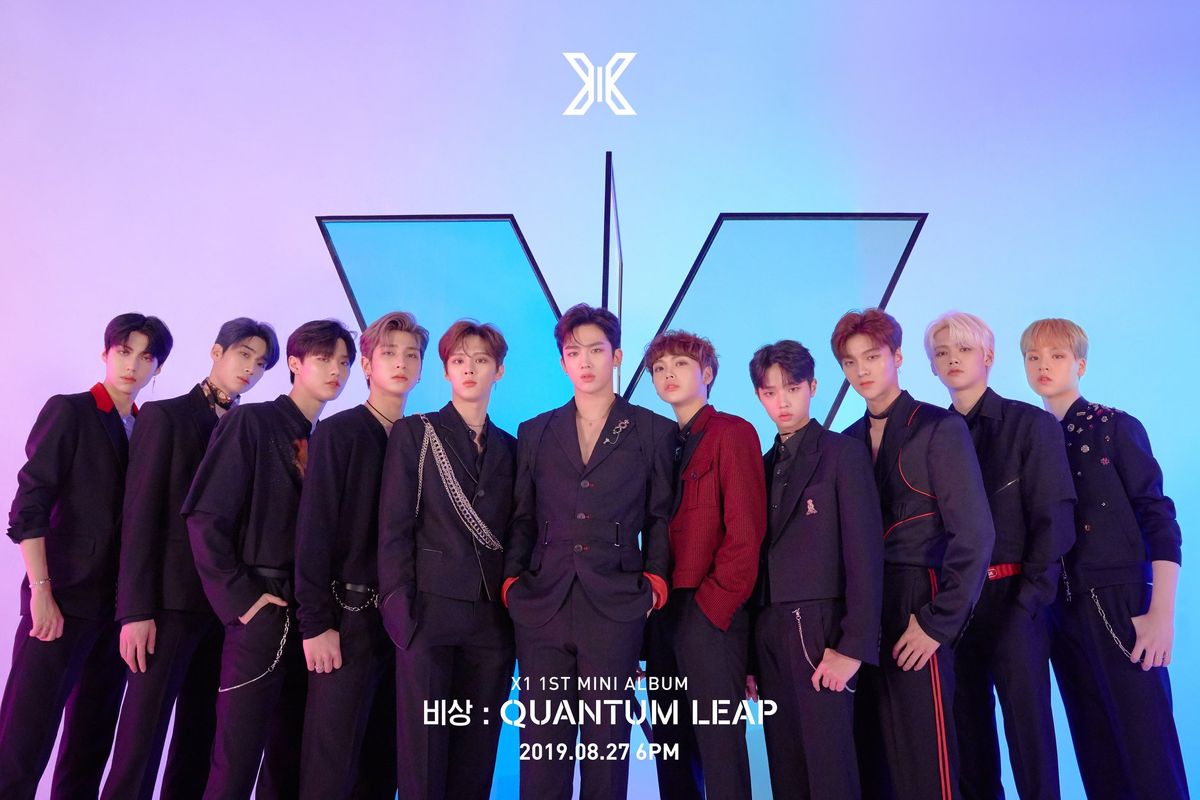 Boyband Kpop pendatang baru, X1, yang terbentuk dari ajang Produce X 101.