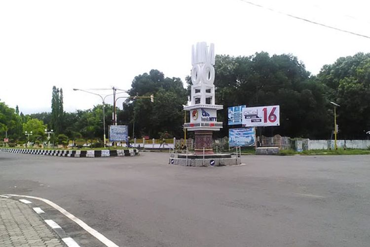 Suasana Kota Maumere, ibu kota Kabupaten Sikka, Nusa Tenggara Timur, Kamis (20/12/2018).