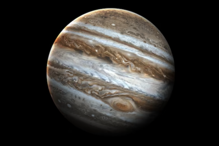 Ilustrasi planet Jupiter.