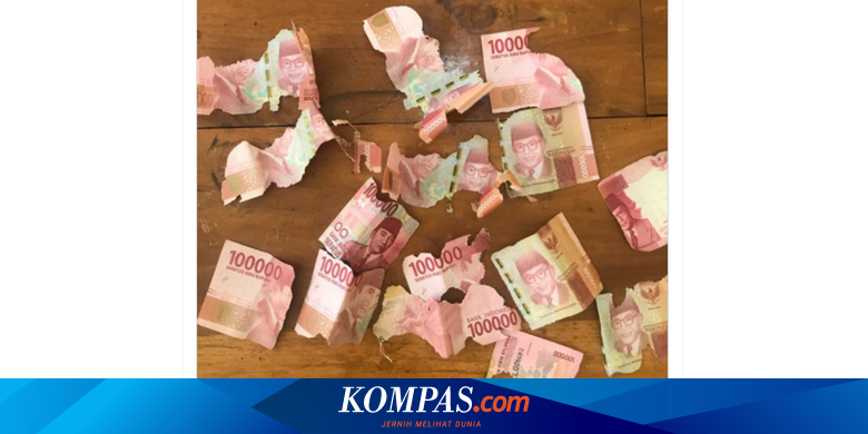 Viral, Twit Uang Rp 100.000 Rusak Dimakan Rayap, Bisakah Ditukar dengan yang Baru? - Vimarsana News