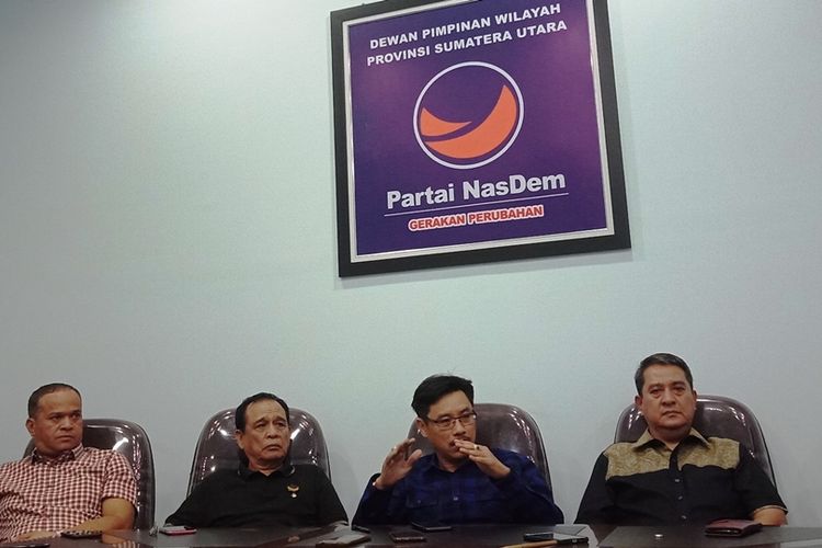 Ketua DPW Nasdem Sumatera Utara, Iskandar ST mengatakan, hampir seluruh kader di Sumut akan mendukung Surya Paloh menjadi ketua umum kembali, Rabu (6/11/2019)