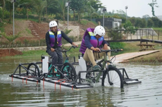 Inovasi Perahu dan Sepeda Listrik Amfibi, Gunakan Baterai LFP