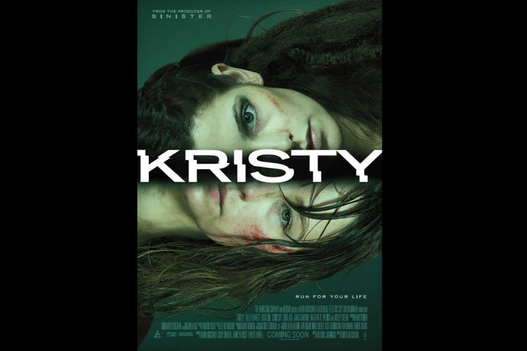 Haley Bennett dan Ashley Greene dalam film horor Kristy (2014).