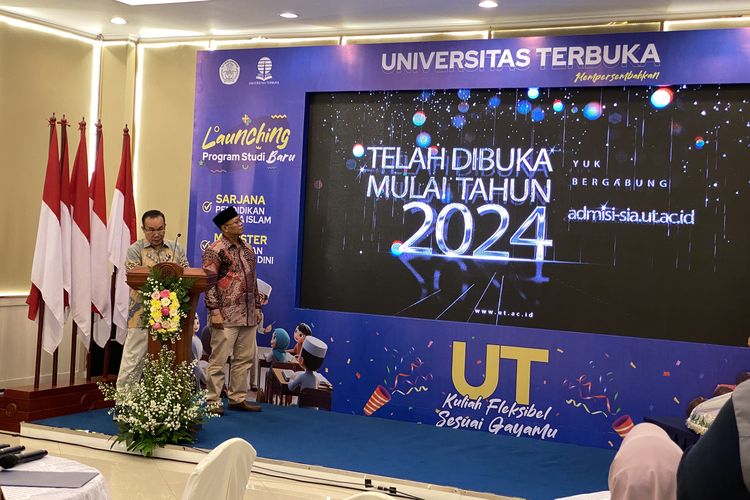 UT secara resmi membuka dua program studi baru (prodi) yaitu Prodi Program S1 Pendidikan Agama Islam dan Prodi Program Magister Pendidikan Anak Usia Dini (16/1/2024).