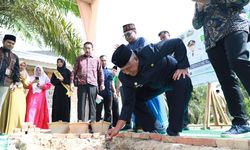 Bupati Siak Dukung Pembangunan Ruang Kelas Baru di Ponpes Jabal Nur Kandis