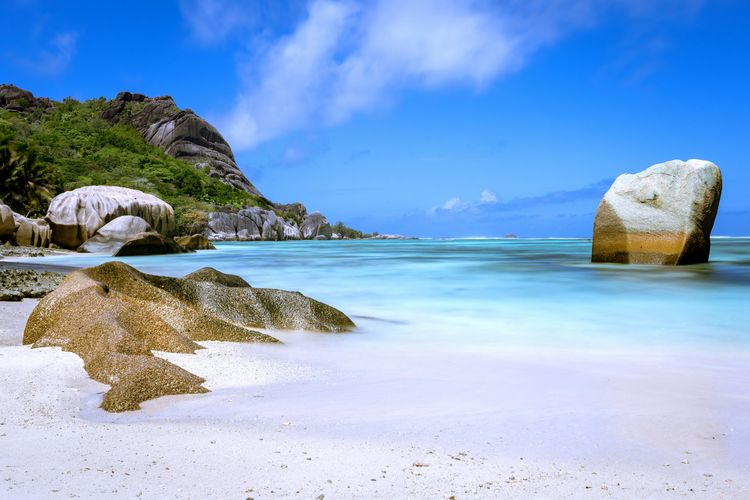 Pantai Anse Source d'Argent, Seychelles