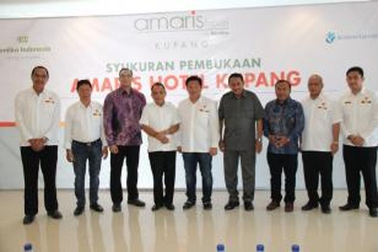 Hotel Amaris Kupang resmi dibuka oleh Gubernur Nusa Tenggara Timur Frans Lebu Raya, Selasa (9/6/2015).