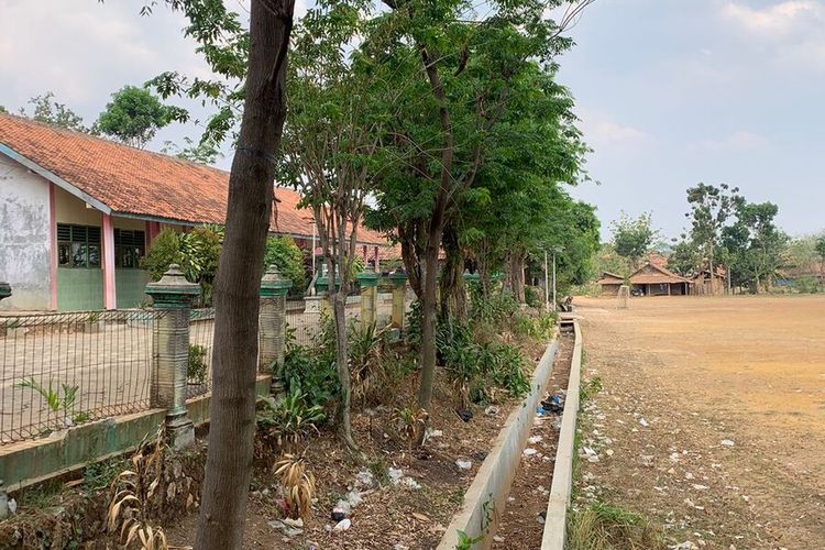 Tanah seluas 1,7 hektar yang diperkarakan di Dusun Sarip, Desa Karangasem, Kecamatan Wirosari, Kabupaten Grobogan, Jawa Tengah, Kamis (30/5/2024).