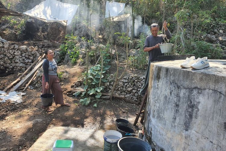 Cerita Warga di Gunungkidul Berjuang Cari Air, Andalkan Penampungan hingga Rela Jual Ayam