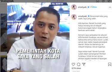 Soal Nenek Sumirah yang Tak Tersentuh Bantuan Selama Pandemi, Eri ...