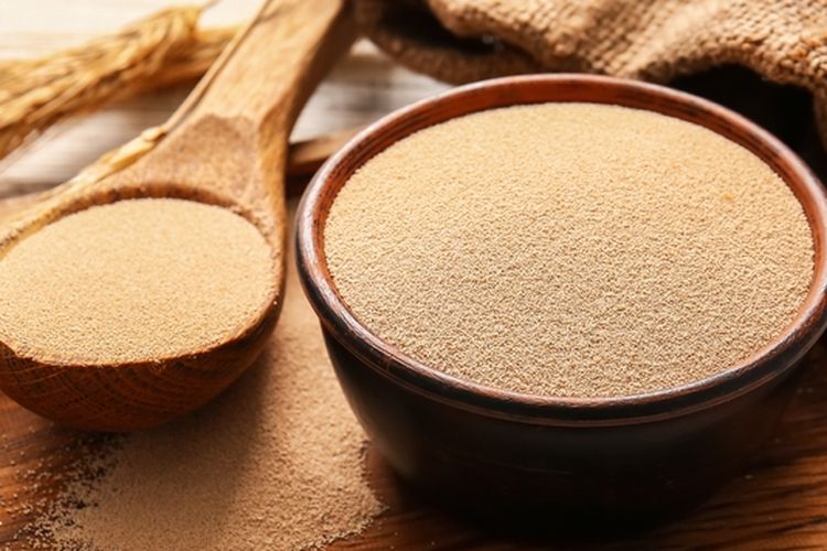 Ilustrasi ragi kering aktif.